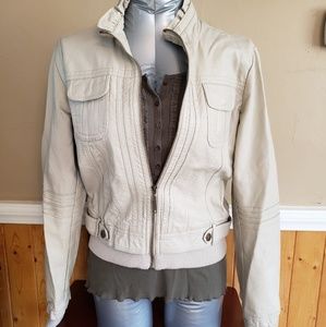 CUTE Faux Leather Jacket🍂